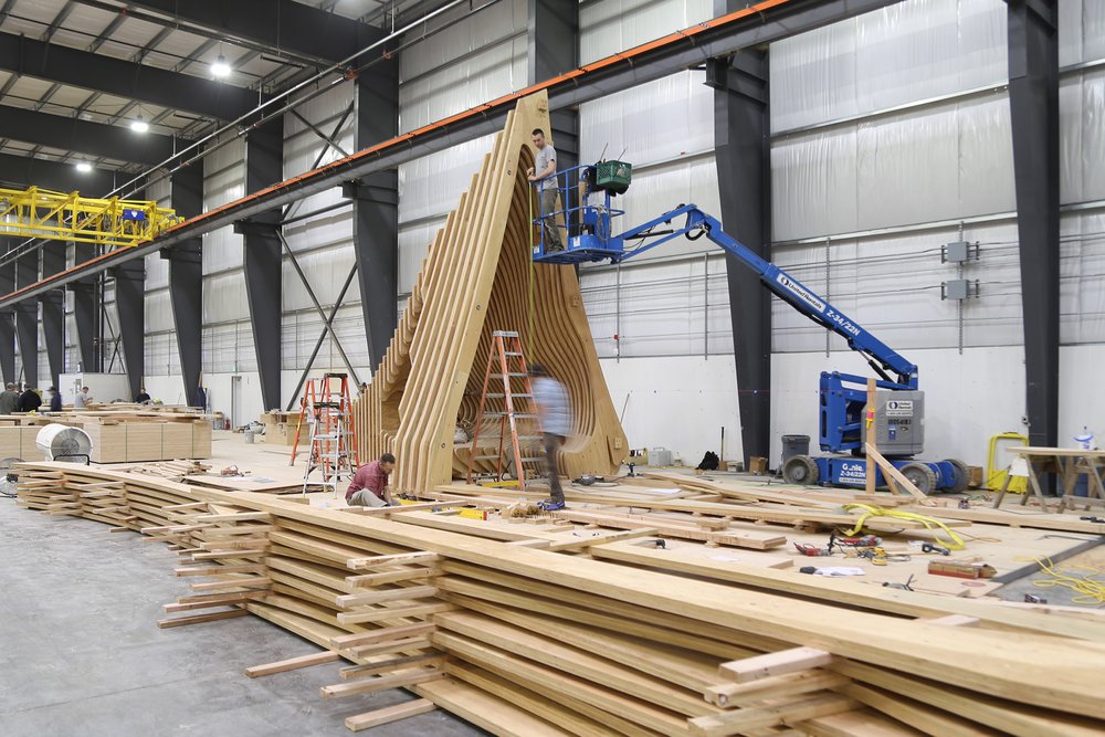 LEVER » Innovation » Mass Plywood Fabrication and Assembly